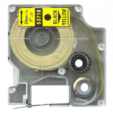 DYMO 53718 Label Tape Black on Yellow