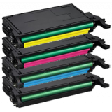 Compatible with SAMSUNG CLP-770 Laser Toner Cartridge Set Black Cyan Yellow Magenta