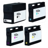 HP 932XL / 933XL INK / INKJET Cartridge Set High Yield Black Cyan Yellow Magenta