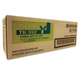 ~Brand New Original KYOCERA / MITA TK-592Y Laser Toner Cartridge Yellow