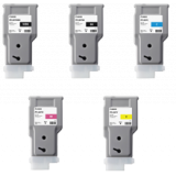 ~Brand New Original Canon PFI-207 INK / INKJET Cartridge Set Black Cyan Magenta Yellow