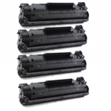 PACK of 4-HP CF283A (83A) Laser Toner Cartridge