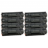 PACK of 8-HP CB436A HP36A Laser Toner Cartridge