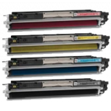 MADE IN CANADA HP 126A Laser Toner Cartridge Set Black Cyan Magenta Yellow
