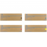 ~Brand New Original KONICA MINOLTA TN318 Laser Toner Cartridge Set Black Cyan Yellow Magenta