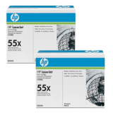 ~Brand New Original CE255XD Laser Toner Cartridge Black Dual Pack