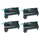 Lexmark X792 Laser Toner Cartridge Set Extra High Yield Black Cyan Yellow Magenta