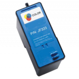 DELL JF333 INK / INKJET Cartridge Tri-Color also prints black