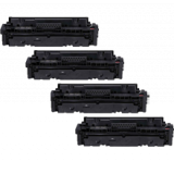 HP 414A Set (414A) Laser Toner Cartridge Set Black Cyan Magenta Yellow - No Chip -