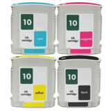 HP HP 10 INK / INKJET Cartridge Set Black Cyan Yellow Magenta