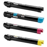 LEXMARK C950DE Laser Toner Cartridge Set Extra High Yield Black Cyan Magenta Yellow