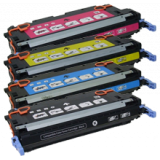 HP 4700 Laser Toner Cartridge Set Black Cyan Yellow Magenta