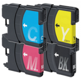 BROTHER LC61 INK / INKJET Cartridge Set Black Cyan Yellow Magenta