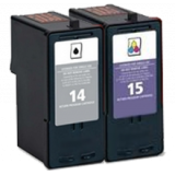 LEXMARK 18C2090 / 18C2110 INK / INKJET Cartrdige Combo Pack Black Tri-Color