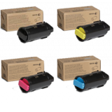 ~Brand New Original Xerox C500/C505 Laser Toner Cartridge Set Black Cyan Magenta Yellow