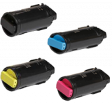 Xerox C500/C505 Laser Toner Cartridge Set Black Cyan Magenta Yellow