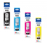 ~Brand New Original Epson T522 Set INK / INKJET Cartridge Black Cyan Magenta Yellow