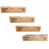 ~Brand New Original Toshiba TFC55 Laser Toner Cartridge Set Black Cyan Magenta Yellow