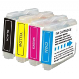 BROTHER LC51 INK / INKJET Cartridges Set Black Cyan Yellow Magenta