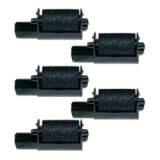 Casio IR-40 INK ROLLER Ribbons 5-PACK Black