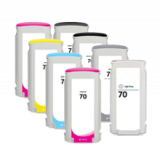 HP 70 INK / INKJET Cartridge Set Matte Black Photo Black Gray Light Gray Cyan Magenta Yellow Light Cyan Light Magenta