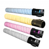 KONICA / MINOLTA TN321 Laser Toner Cartridge Set Black Cyan Magenta Yellow