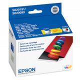 ~Brand New Original EPSON S020191 INK / INKJET Cartridge Tri-Color