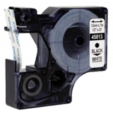 DYMO 45013 Label Tape Black on White