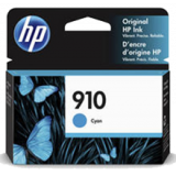 ~Brand New Original HP OEM-3YL58AN  (910) Cyan INK / INKJET Cartridge 