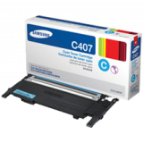 ~Brand New Original SAMSUNG CLT-C407S Laser Toner Cartridge Cyan