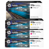 ~Brand New Original HP 976Y Extra High Yield INK / INKJET Cartridge Set Black Cyan Magenta Yellow