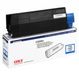 ~Brand New Original OKIDATA 43034803 Laser Toner Cartridge Cyan