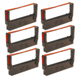EPSON ERC-23PR Ribbons 6-PACK Purple / Red