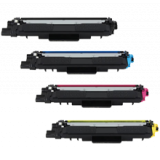 Brother TN223 Laser Toner Cartridge Set Black Cyan Magenta Yellow   - With Chip