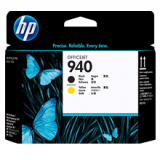 ~Brand New Original HP C4900A HP 940 Printhead Black / Yellow