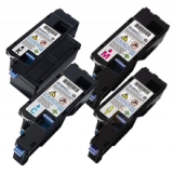 DELL 1250 / 1350 Laser Toner Cartridge High Yield Set Black Cyan Magenta Yellow