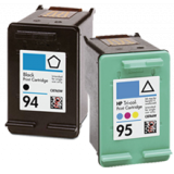 HP C8765WN / C8766WN (94 / 95) INK / INKJET Cartridge Combo Pack Black Tri-Color