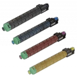 RICOH SPC 830 / 831 Laser Toner Cartridge Set Black Cyan Yellow Magenta
