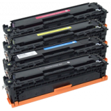 HP CP2025 Laser Toner Cartridge Set Black Cyan Yellow Magenta