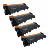 PACK of 4-Brother TN660 Laser Toner Cartridge Black High Yield