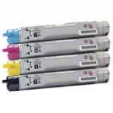 XEROX / TEKTRONIX 6250 Laser Toner Cartridge Set Black Cyan Yellow Magenta High Yield