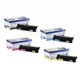 ~Brand New Original BROTHER TN-431 Laser Toner Cartridge Set Black Cyan Magenta Yellow