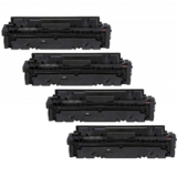 HP 414X Set  (414X ) Laser Toner Cartridge High Yield Set Black Cyan Magenta Yellow - No Chip -