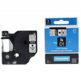 DYMO A45010 Ribbon Tape Cartridge Black on Clear 12 mm X 7 m