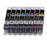 CANON CLI-42 INK / INKJET Cartridge Set Black Cyan Yellow Magenta Gray Light Gray Photo Cyan Photo magenta