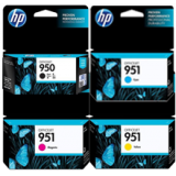 ~Brand New Original HP 950 / 951 INK/INKJET Cartridge Set Black Cyan Yellow Magenta