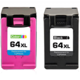 HP X4D92AN (64XL) INK / INKJET Cartridge Combo Black Tri-Color