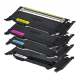 Compatible with SAMSUNG CLP320 Laser Toner Cartridge Set Black Cyan Yellow Magenta