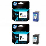 ~Brand New Original HP C9351AN / C9352AN (21 / 22) INK / INKJET Cartridge Combo Pack Black Tri-Color