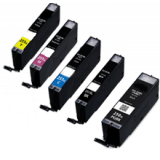 CANON PGI-250XL + CLI-251XL INK / INKJET High Yield Cartridge Set Blackx2 Cyan Yellow Magenta